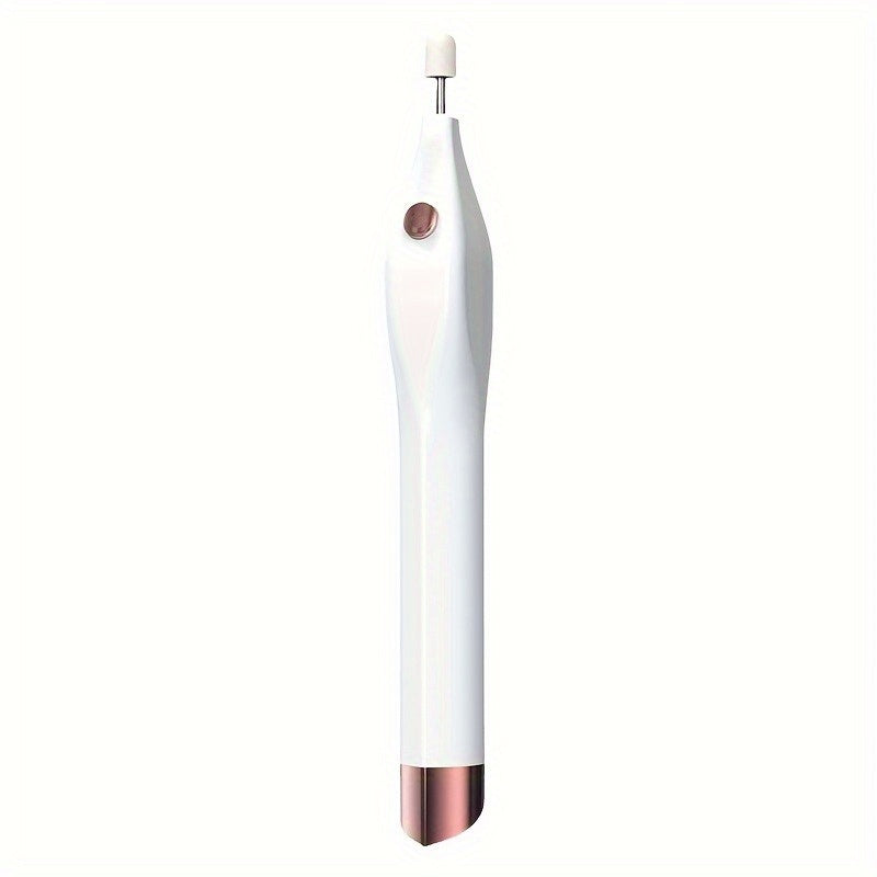 Kit de pedicura profesional con un lijador eléctrico 3 en 1 que incluye cabezas de perforación y pulido para salones de uñas.