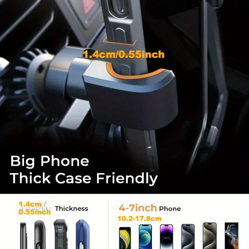 Soporte AINOPE para Teléfono en Ventilación de Coche 2025, Soporte Gravitacional para iPhone 15 Pro Max, 14, 13, 12 y Samsung Android