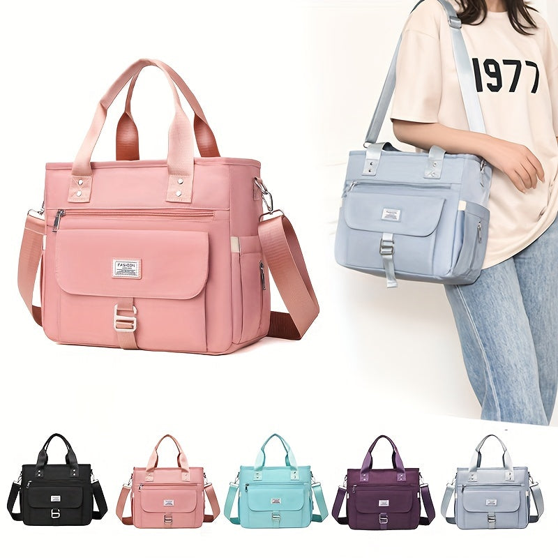 New Fashionable Large Capacity Single Shoulder Bag Multi-Functional Convenient Storage for Outings, Vacations and Travel Essential Non-Food Contact Organizer, Back to School Lunch Bag