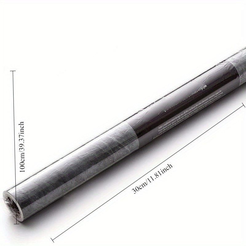 1 Rollo de Papel Autoadhesivo de Mármol - Película Impermeable y Resistente al Aceite para Encimeras, Lavabos, Gabinetes y Cajones - Pegatina Decorativa con Diseño Realista de Mármol