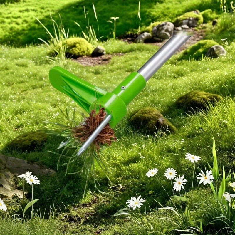 Desmalezadora Ergonómica 4 en 1 - Desbrozador de Aluminio Desmontable con Mango Metálico Resistente, Diseño Reforzado en Aleación para Jardín y Césped | Set de Herramientas Manuales Duraderas