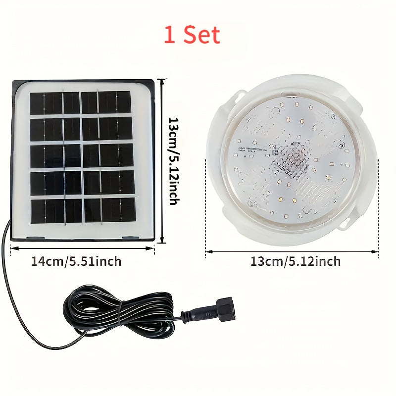 Luces Solares de Pared con 50 LEDs y Control Remoto - Instalación Fácil, Iluminación Automática al Anochecer para Porche, Jardín y Balcón