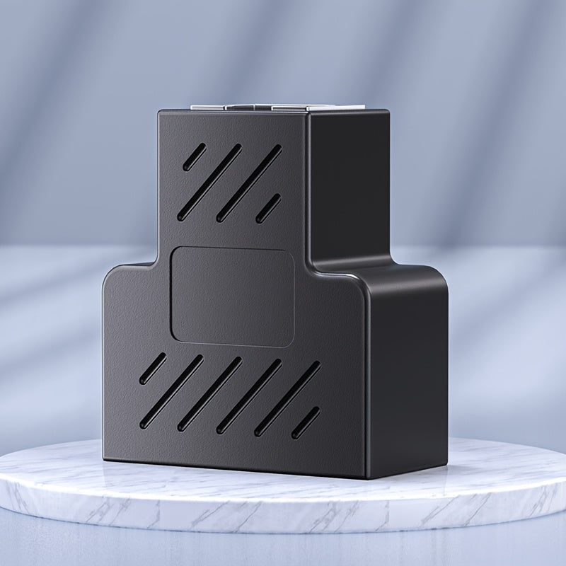 Divisor de red RJ45, conector de red de 2 vías, alimentado por USB, voltaje de funcionamiento ≤36V, extensión de cable de red, sin batería, para uso en hogar y oficina.