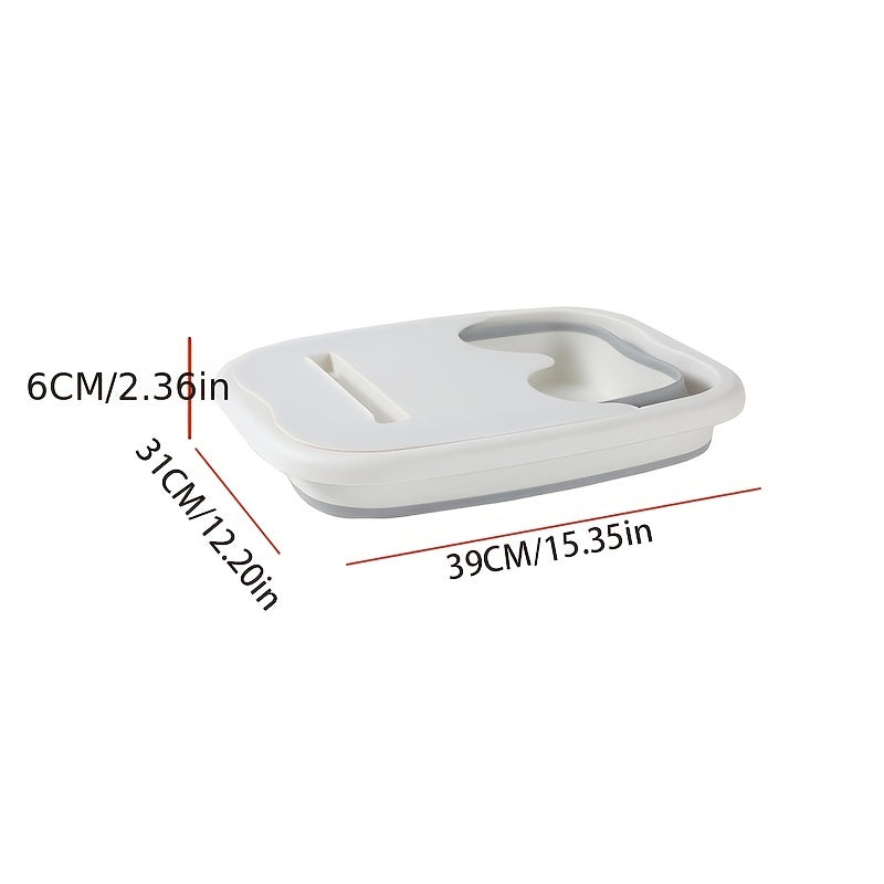 Bañera de Espuma Plegable 2025 con Tapa, Diseño Ahorrador de Espacio – Ideal para Uso en Casa y Viajes, Regalo Perfecto para Bodas, Graduaciones y Cumpleaños (1 Unidad)