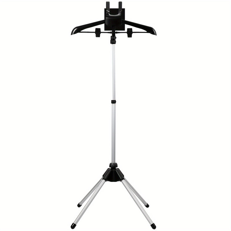 Soporte plegable para plancha de vapor, perchero telescópico ajustable en altura, organizador de ropa para dormitorio, 1 unidad