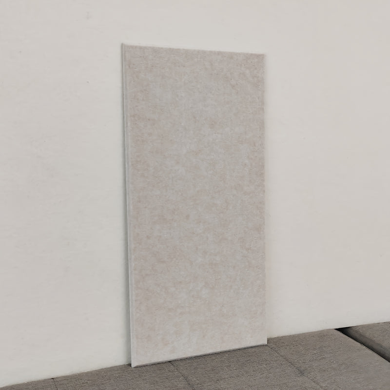6 piezas de paneles de espuma acústica de alta densidad, 12x24x0,4 pulgadas, baldosas de pared a prueba de sonido en beige, negro, gris y blanco - Autoadhesivas, ideales para el hogar, la oficina, el estudio, la decoración, la absorción de ruido y la pre