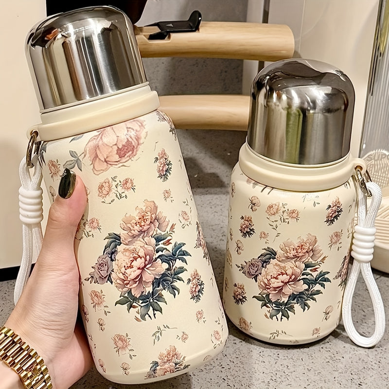 Una taza de aspirador de estilo y elegancia vintage, hecha de material duradero, con tapa y diseño portátil, perfecta para uso en casa o en la oficina, ideal como regalo de vacaciones o regalo de cumpleaños.