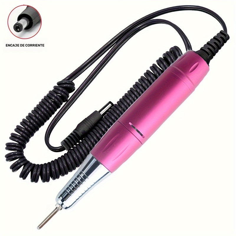 Mango de taladro eléctrico profesional para uñas, taladro de decoración de uñas de 35000RPM, pieza de mano, máquina de pulido, accesorio de taladro de manicura