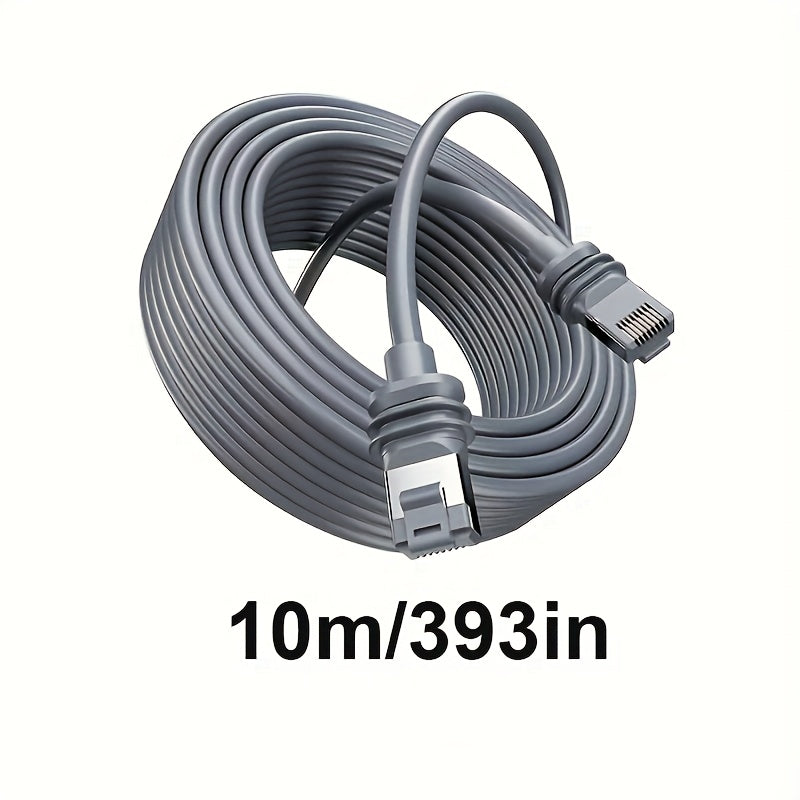 Adecuado para el router Starlink V3/Gen3, cable de extensión Star Chain, cable RJ45 impermeable, velocidad de transmisión de 1200 Mbps, se conecta a computadoras, longitud de reemplazo de 5 m o 10 m.