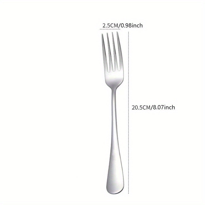 1pc "Te Amo Muchísimo" Tenedor de Acero Inoxidable Grabado - Pulido Espejo, Duradero y Apto para Lavavajillas - Regalo Romántico Ideal para Novio, Novia, Esposo, Esposa en Aniversario, Día de San Valentín, Cumpleaños, Navidad
