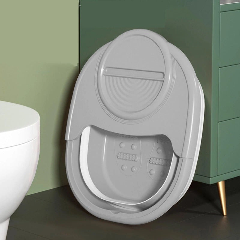 Baño de Pies Plegable para el Hogar, Lavabo de Pies sobre la Pantorrilla, Cubeta para Lavar los Pies