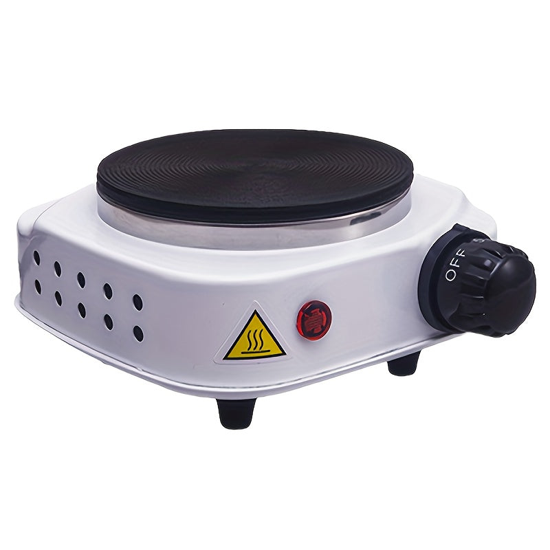 Calentador portátil compacto blanco, adecuado para el hogar, el dormitorio o la oficina, para calentar bebidas como el café.
