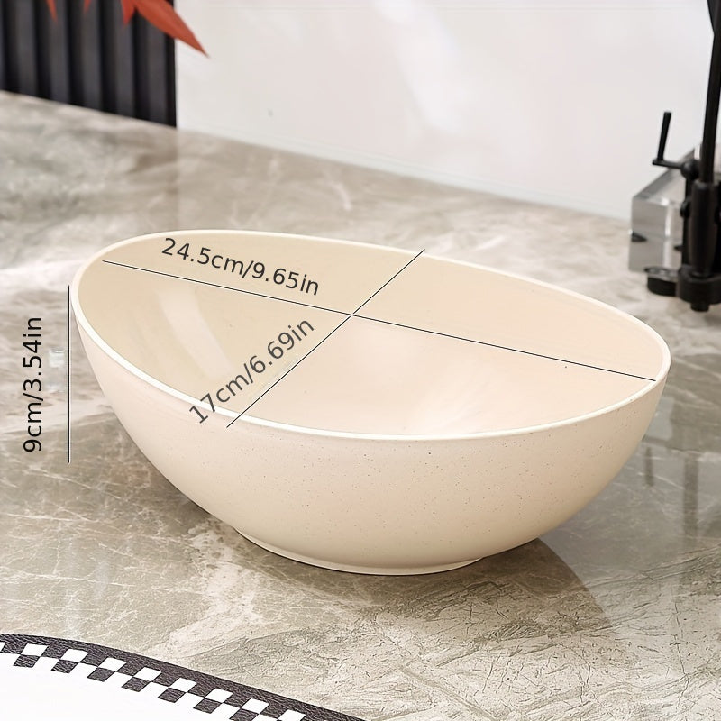 1pc/4pcs, Tazón Grande para Ensalada, Tazón para Verduras, Tazón para Snacks, Tazón Grande para Papas Fritas, Tazón de Gran Capacidad para Reuniones Familiares, Varios Colores, Adecuado para el Hogar, Reuniones, Fiestas, Eventos, Cantina, Restaurante