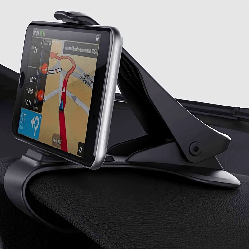 Soporte para teléfono para salpicadero de coche y consola central - Soporte de navegación estilo HUD | Soporte de montaje para vehículo para una conducción segura | Soporte para teléfono móvil para automóvil