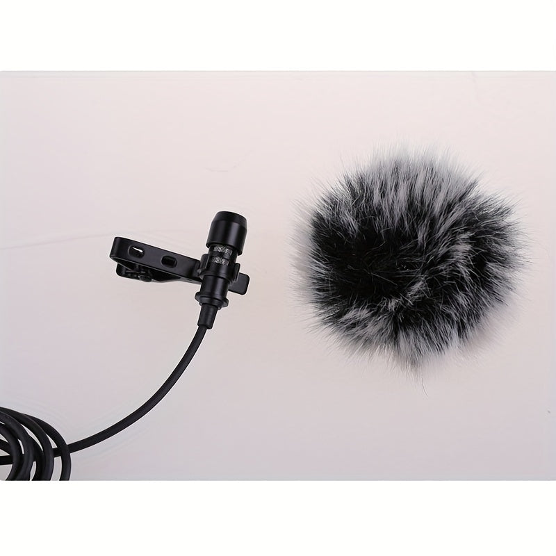 Funda de peluche para micrófono de solapa, antipop, antifluidos, reducción de ruido, para entrevistas, transmisiones en vivo, manga lavalier, eid al-adha mubarak