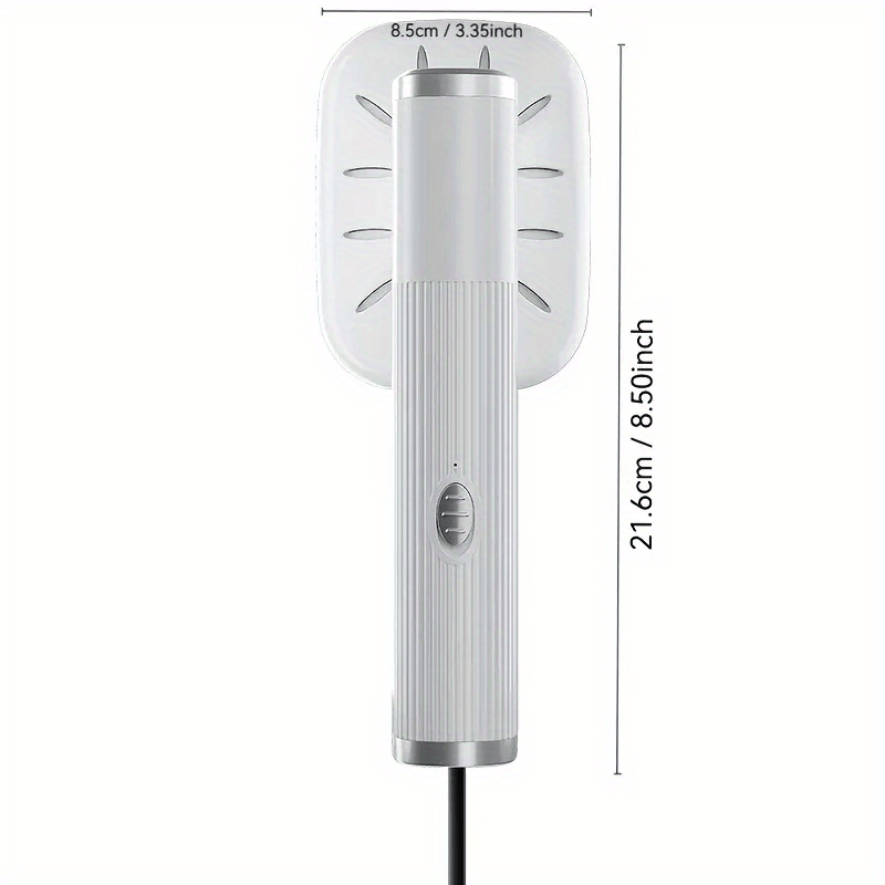 Plancha Portátil de Mano - Eliminación de Arrugas 3D con USB, Temperatura Ajustable y Temporizador, Diseño Compacto para Viajes y Hogar, Herramienta Moderna para Ropa y Telas, Mango Resistente, Ideal para Cuidado de Prendas