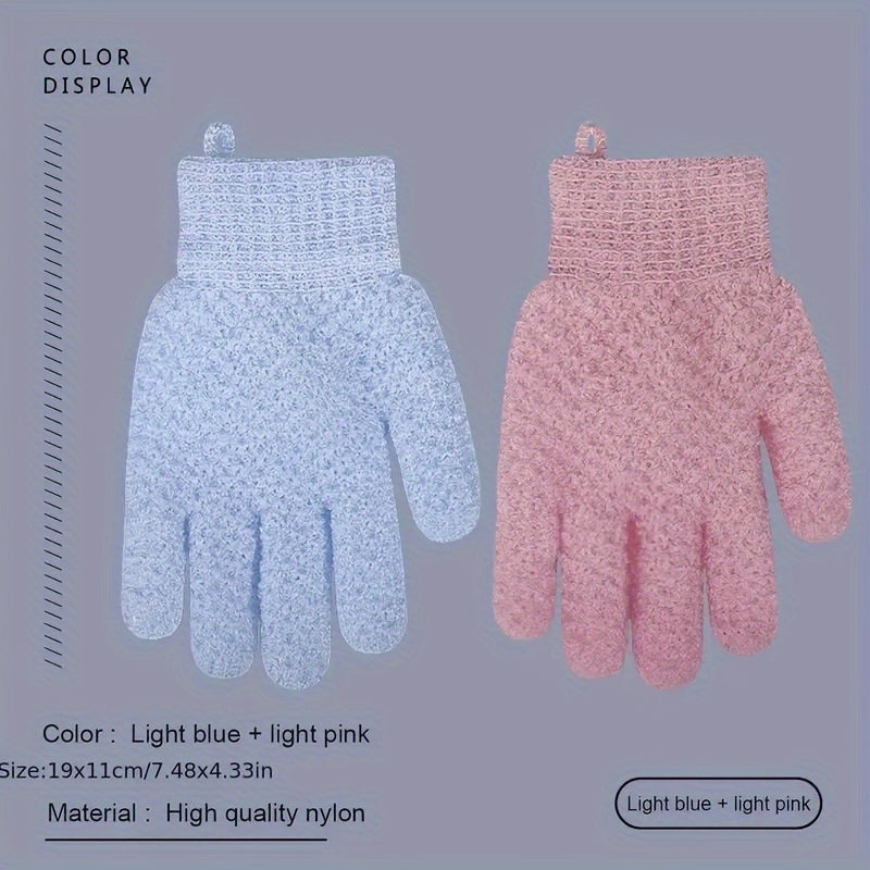 Guantes exfoliantes para ducha, limpieza profunda y masaje, eliminan piel muerta y sequedad