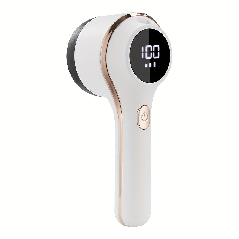 TOOP Afeitadora de Tela Portátil con Pantalla Digital - Recargable por USB, Diseño de 6 Cuchillas para Ropa y Uso Doméstico