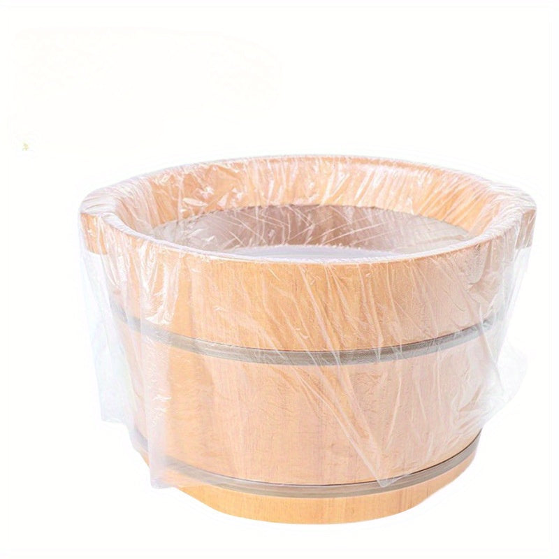 Saunas Desechables para Pies, Bolsas de Plástico Transparente para Pedicura, Higiénicas y Sin Olor, Ideales para Hogares, Salones de Belleza y Hoteles