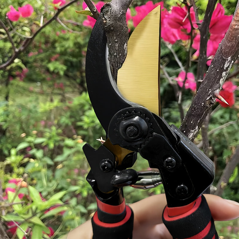 Herramienta de Podar Jardinería Multifuncional, Cortatijas Manuales Súper Afilados y Resistentes, Tijeras Profesionales Multipropósito para Plantas, Flores y Arbustos