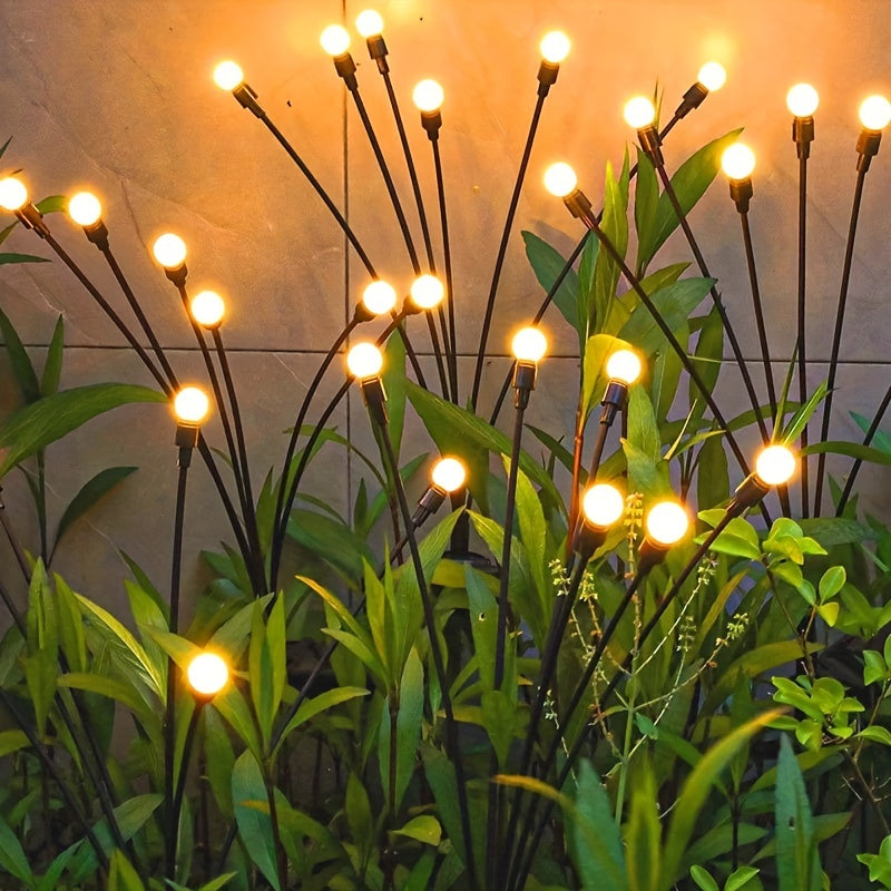 1 pza. Lámpara Solar Firefly: Añade un brillo mágico a tu jardín, fiesta o evento para Navidad, Halloween, Acción de Gracias, Pascua, regalo de Halloween.
