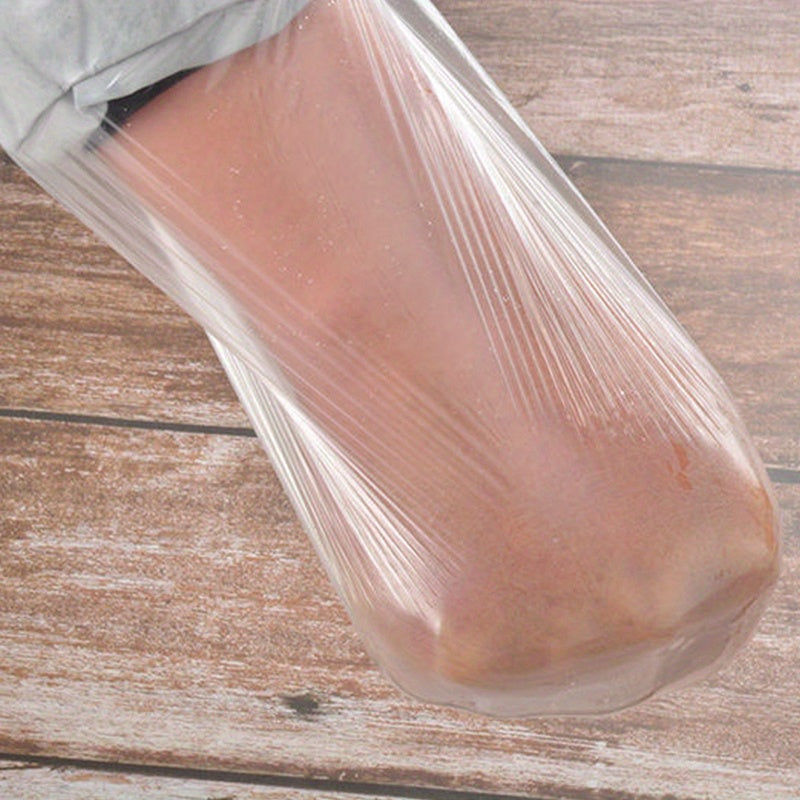 Almohadilla de baño de pies desechable - Calentador de pies de plástico engrosado con correas, diseño antideslizante para SPA y baño de pies, accesorio de cuidado de pies fácil de limpiar y duradero