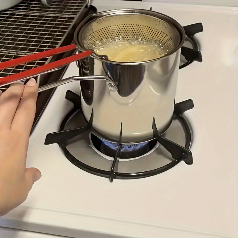 Freidora de Acero Inoxidable con Rejilla Filtro - Diseño Compacto, Duradero y Fácil de Limpiar para Papas Fritas Perfectas, Pescado, Pollo - Electrodoméstico Esencial para Cocina, Freidora Sin Aceite, Diseño Compacto, Rejilla Integrada