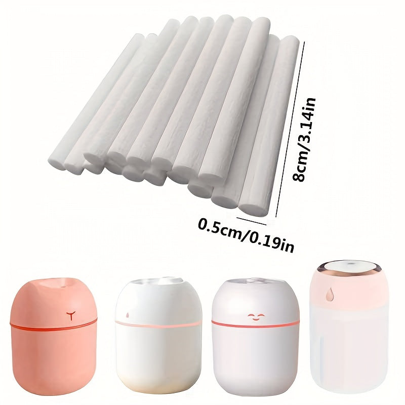 2/6/8 Núcleos De Algodón Humidificador USB, Hisopos De Algodón Absorbentes, Elementos Filtrantes De Repuesto, Varillas De Esponja De Purificación De Filtro Volátil De Aromaterapia