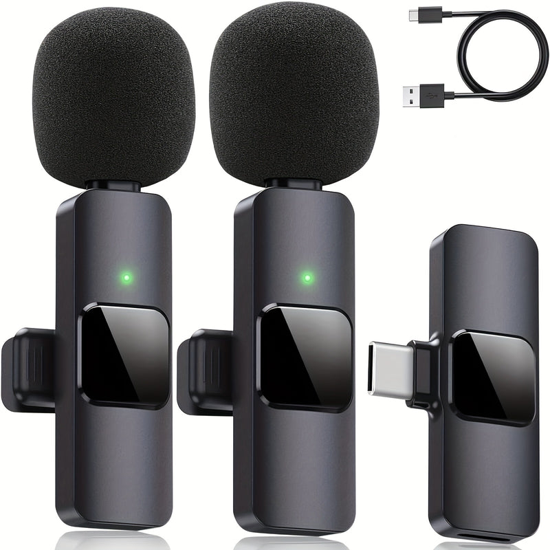 Micrófono de solapa plug-and-play, sonido ultra claro de 360°, ligero y portátil, con cancelación de ruido para transmisiones en vivo, entrevistas, reuniones por video, grabación de video y llamadas por video