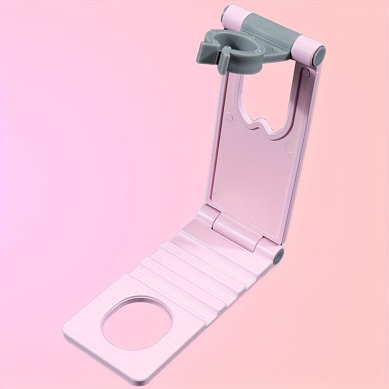 Soporte Plegable para Lámpara de Uñas con Rotación 360° y Base Antideslizante - Ángulo Ajustable, Diseño Portátil para Salones de Manicura, Arte en Casa o Estudios Personales - Compatible con Diversas Lámparas LED