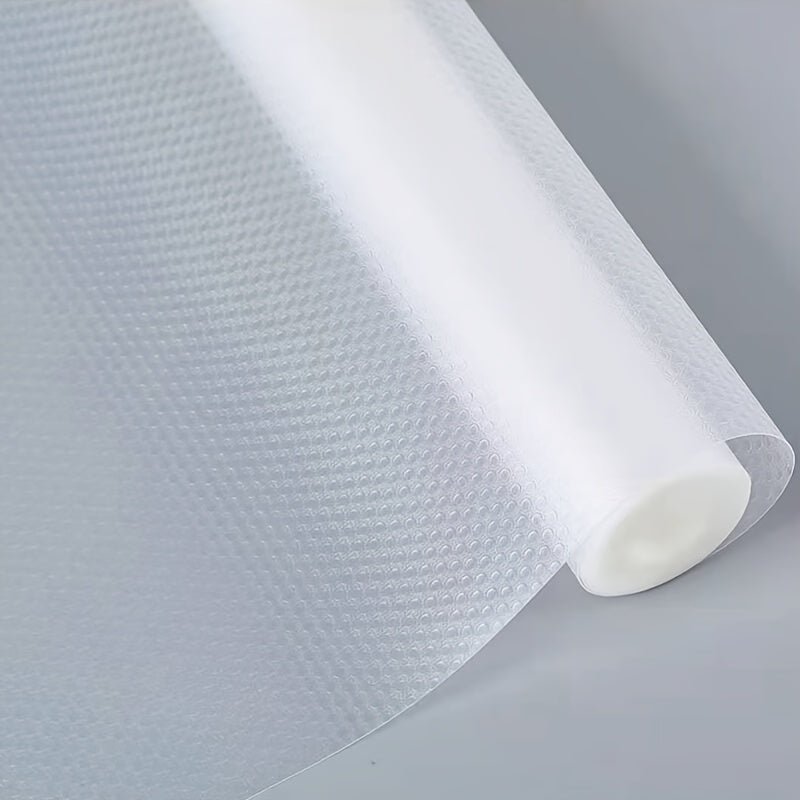 1 Rollo de forros de cajones impermeables y a prueba de humedad para armarios de cocina, encimeras y armarios - Papel especial para armarios de zapatos, suelos de cocina, refrigeradores y armarios - Antideslizantes y personalizables, forros de estantes