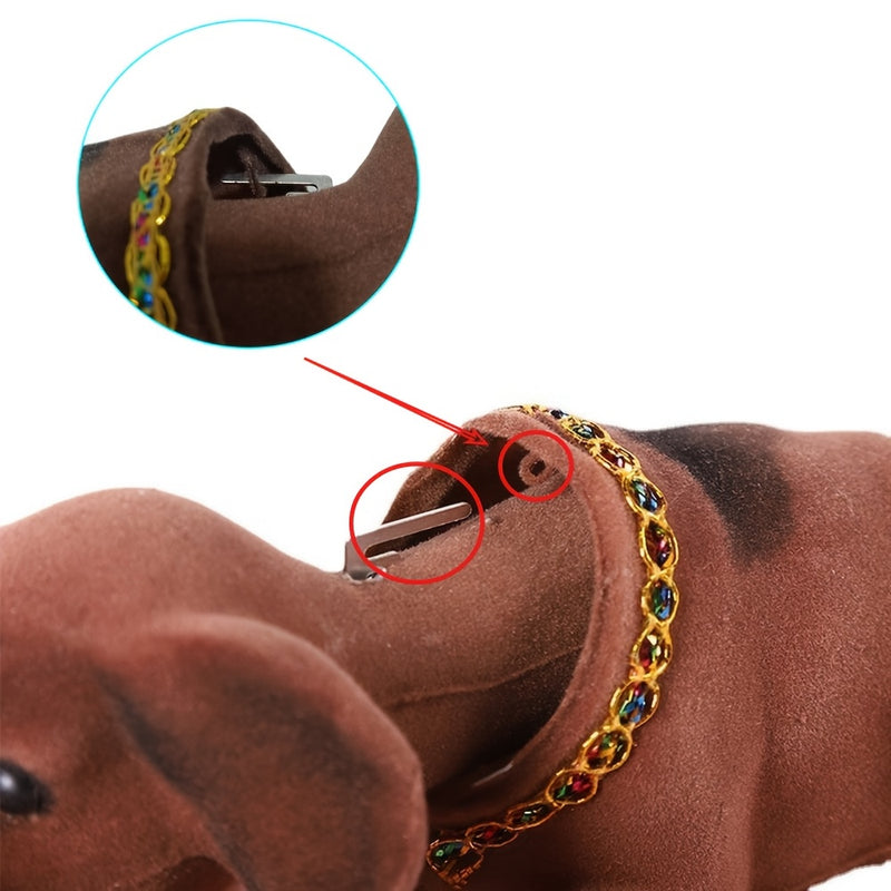 1pc/2pcs Adorable Figura de Perro que Asiente, Juguete para Salpicadero del Coche, Accesorio Interior Divertido | Decoración de Auto con Cabeza Móvil | Construcción en Plástico Duradera, Regalo de Acción de Gracias/Nadal