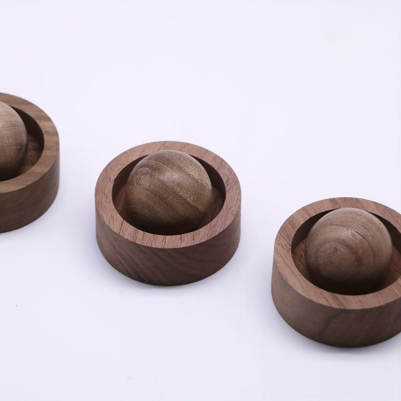 1 Difusor de Aroma de Madera de Nuez, Dispersor de Aroma de Madera Sin Fragancia para Hogar y Coche, Decoración Elegante de Vacaciones para Navidad, Halloween, Pascua, Janucá, Acción de Gracias