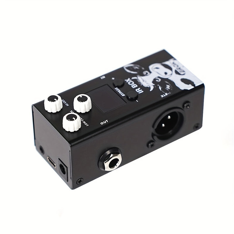 EROK IR-BOX Pedal de Efectos para Guitarra y Bajo con 32 Preseleccionados, Control por App Móvil, EQ de 9 Segmentos, Alimentación USB, Fabricado en China