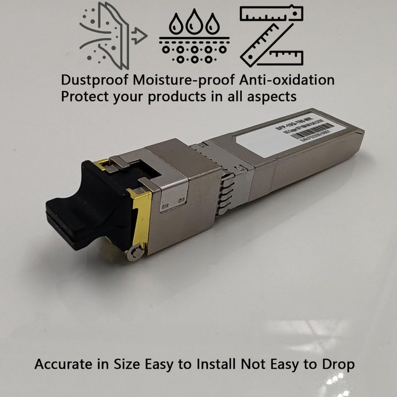 100-Unidades de Fundas de Polvo de Silicona para Puertos Ethernet, Conmutador/Enrutador/Hub/Tarjetas/Computadora, Protector de Módulo de Transceptor de Cobre, Sin Carga, No Requiere Batería