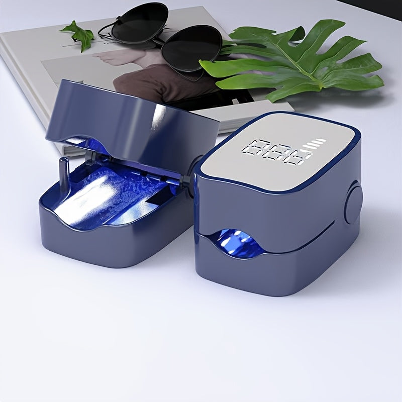 FOREVERTOOL Lámpara de uñas LED portátil recargable - Cargada por USB, compacta y portátil para el hogar, salón de uñas, viajes - Sin alcohol, batería de litio recargable, esenciales para el cuidado de las uñas | Lámpara de uñas moderna | Lámpara de uñas
