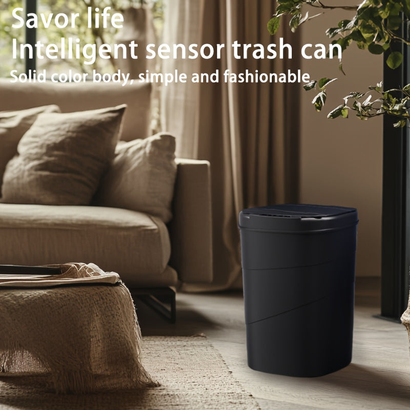 Bote de basura de inducción inteligente de 13L/17L para sala de estar, cocina y baño