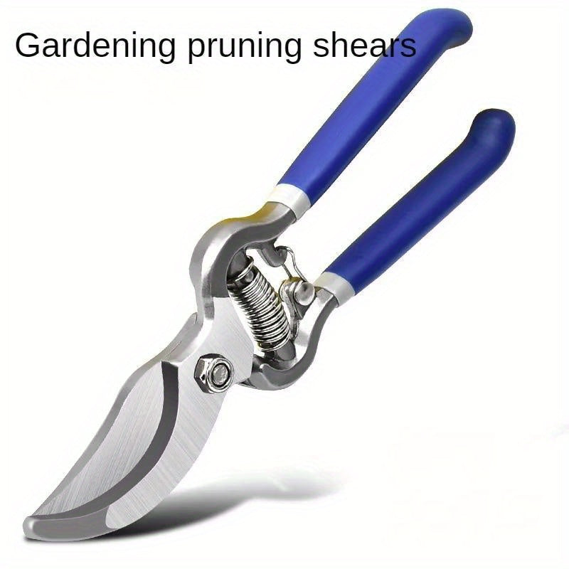 Tijeras de poda de acero de alta carbonatación | Tijeras de jardinería de cortejo de precisión para árboles frutales en macetas y plantas, tijeras antideslizantes y fáciles de usar