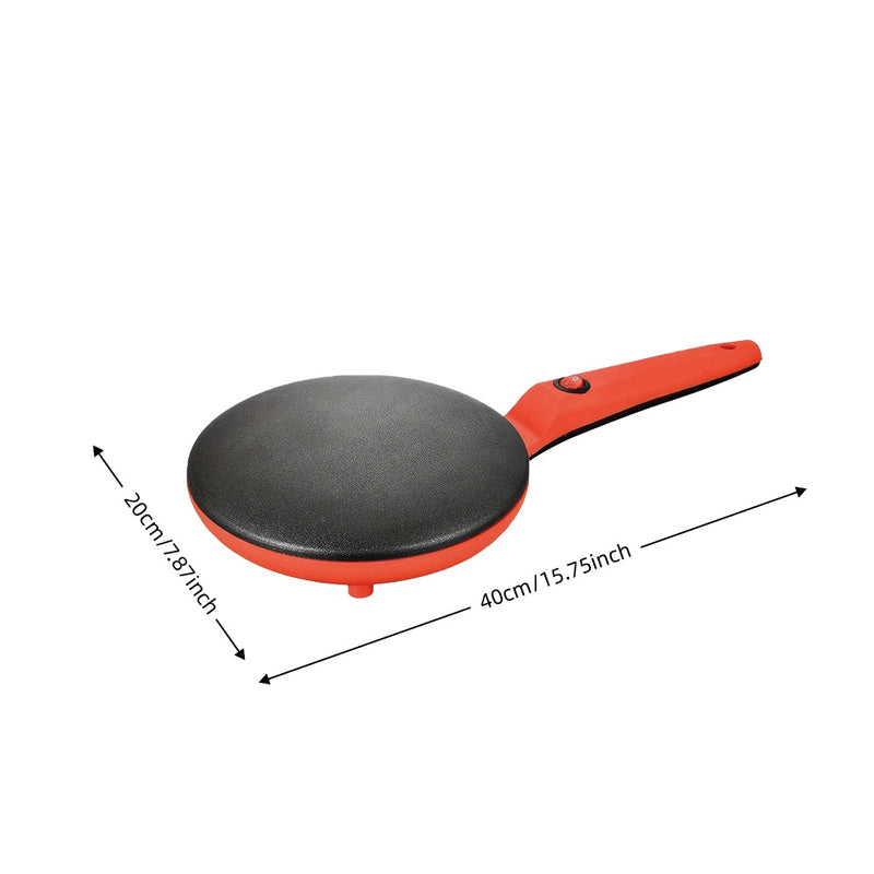Máquina de panqueques para desayuno sin adherencia, máquina de pastel de resorte para el hogar, máquina de panqueques de cocción unilateral, calentamiento rápido de 20 segundos, salida rápida de la olla, calentamiento uniforme, se puede proporcionar para