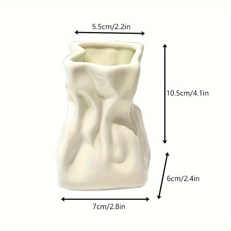 Soporte de cepillo de dientes de cerámica - Organizador de baño autónomo para pasta de dientes y cepillos de maquillaje - Diseño de lujo moderno - No requiere electricidad. Decoraciones de Halloween, Navidad