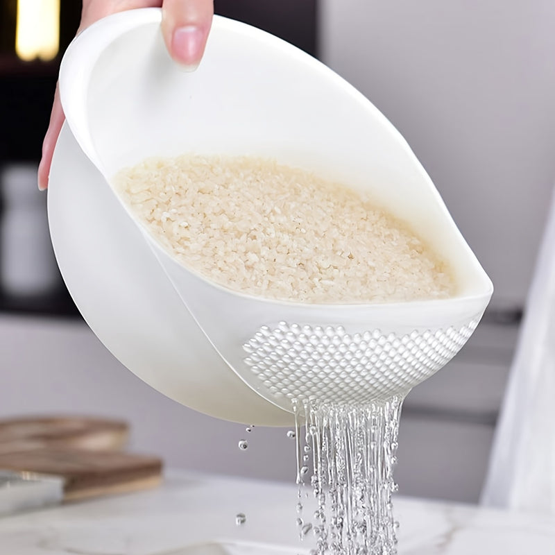 1 pza./2pcs/3pcs Cesta de lavado multifuncional para cocina - Escurrir agua, lavar arroz, perfecta para limpiar verduras y frutas, y más con características convenientes - Ideal para diversos usos y usuarios, accesorios de cocina