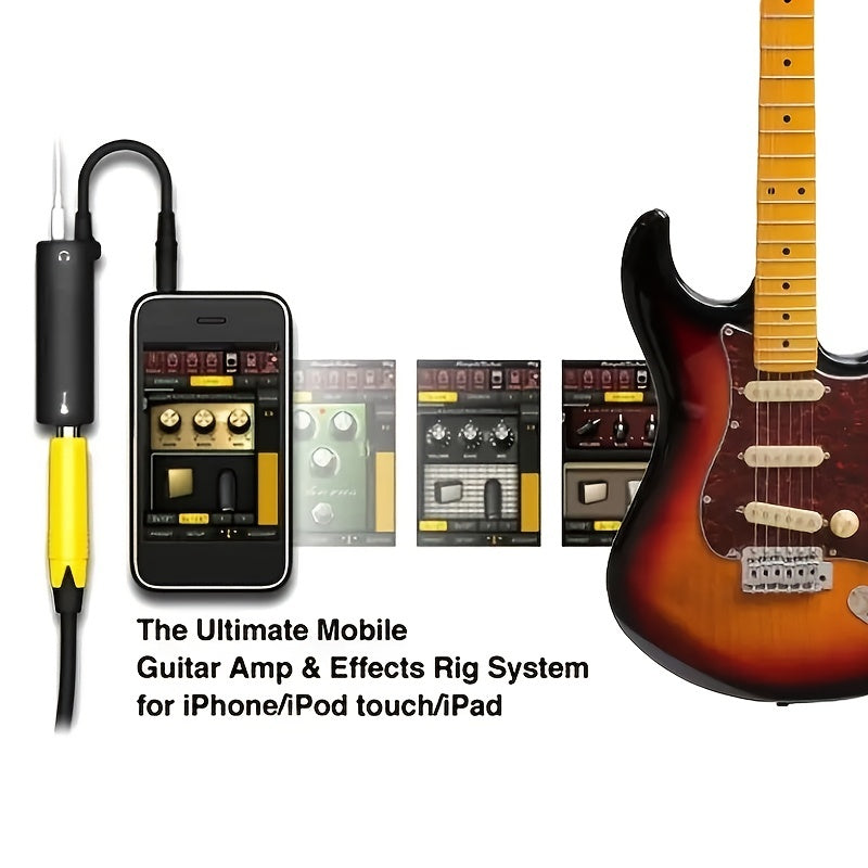 Guitar Interface I-Rig Converter Reemplazo De Guitarra Para Teléfono Interfaz De Audio De Guitarra Afinador De Guitarra Línea De Guitarra I-Rig Converter Accesorios De Guitarra