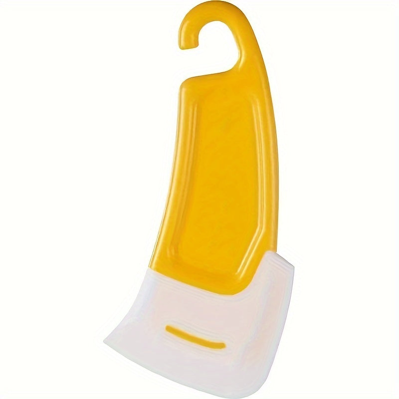1 Pieza, Raspador De Cocina De Silicona Duradero, Antiadherente, Fácil De Limpiar, Espátula De Cocina A Prueba De Aceite Para Hornear, Asar A La Parrilla Y Freír, No Se Necesita Batería, Material Plástico Duradero