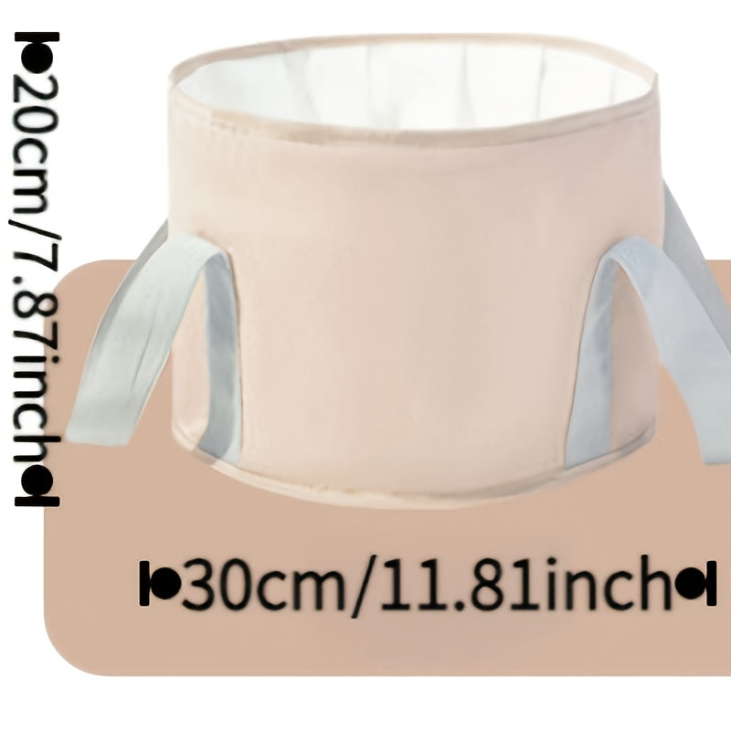 Baño de pies portátil de lujo plegable con control de temperatura, sin necesidad de energía, material PEVA, sin olor, ideal para cuidado en el hogar y viajes - Libre de alergias, tina de inmersión multiusos con capa de aluminio integrada, perfecta para r