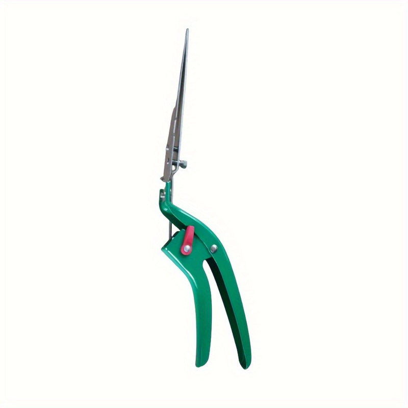 Tijeras de césped de acero de carbono moderno, diseño ergonómico, tijeras de jardinería de alta precisión, duraderas, no requieren electricidad, adecuadas para jardinería en casa y recorte de césped, herramienta de corte de césped de precisión.