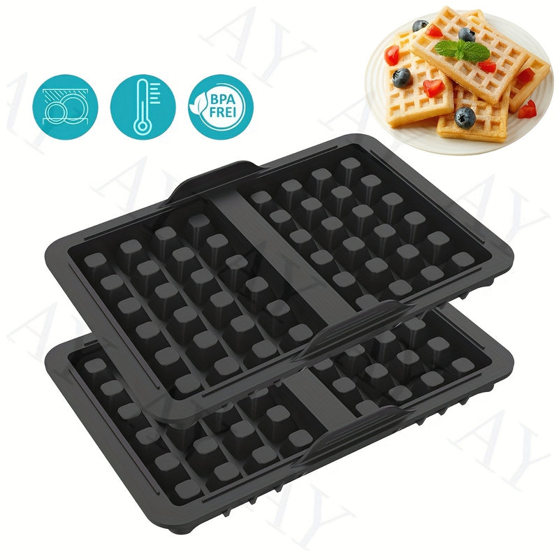 1/2pcs Revestimientos de Silicona para Freidora de Aire Antiadherentes Reutilizables Molde para Gofres para Freidora de Aire Ninja AF400EU AF451EU SL400EU AF500DE y Muchos Otros Accesorios para Freidoras de Aire