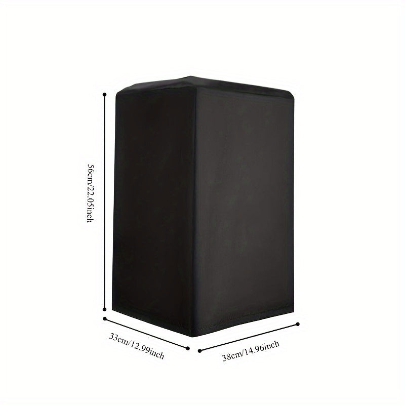 Funda para altavoz Hceng de lona negra resistente - Impermeable y antipolvo, múltiples especificaciones para sistemas de sonido de cine en casa y exteriores, tela Niu Jin, metal, calidad de sonido y larga duración