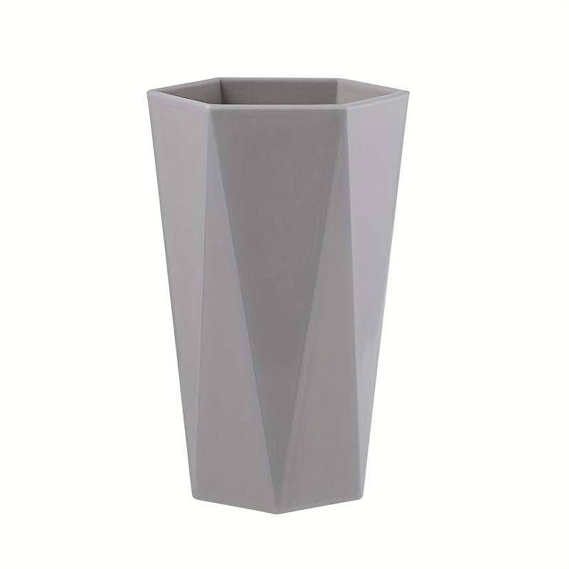 Vaso para enjuague bucal y cepillo de dientes en forma de rombo, juego de vasos para baño, ideal para parejas