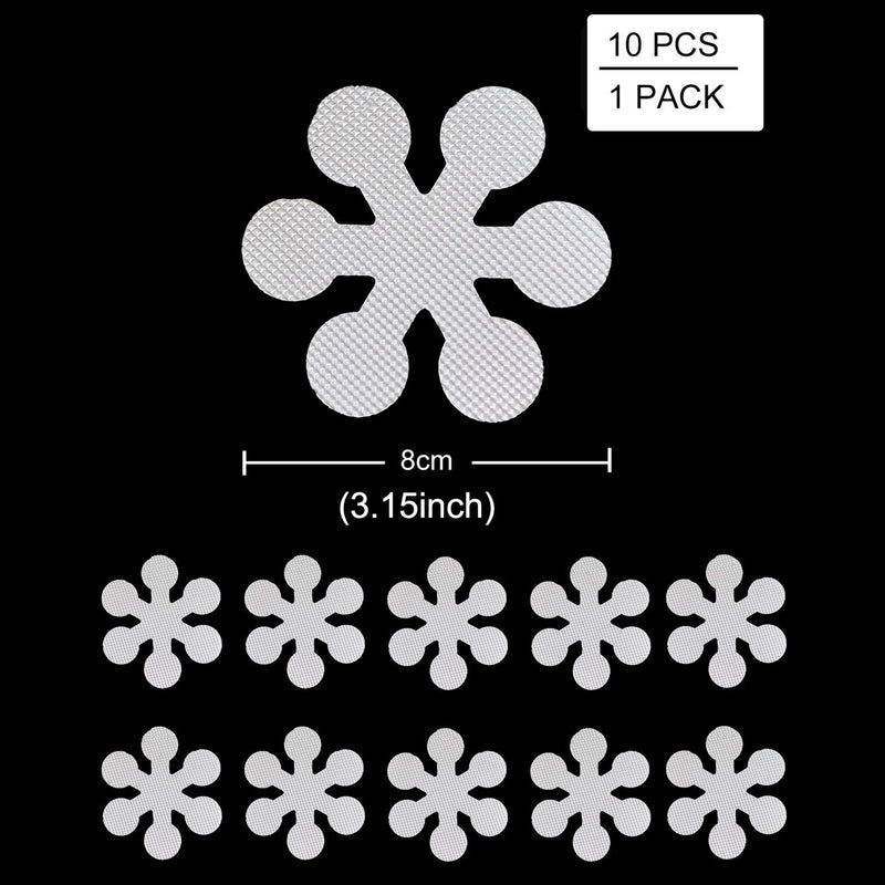 10 Uds pegatinas antideslizantes para bañera, pegatinas antideslizantes en forma de flor para baño, bañera, ducha, suelo, escaleras