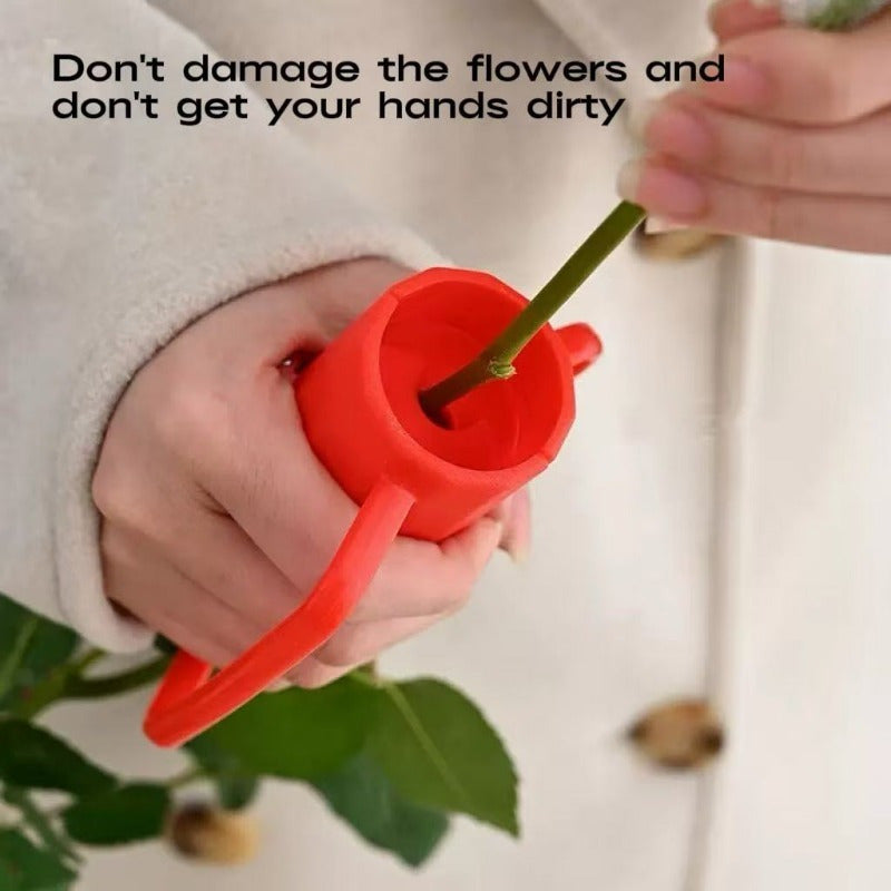 Despuntador de Espinas y Hojas Ergonómico - Herramienta Manual para Limpiar Tallos de Rosas, Jardinería y Arreglos Florales - Diseño Clásico con Mango Fácil de Agarrar, Uso Profesional y Doméstico